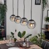 Gastor Pendellampa 15 cm Krom, Klart, Rökfärger, 4-ljuskällor