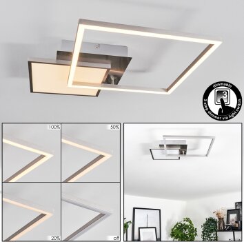 Wimmarp Taklampa LED Krom, Nickel matt, 1-ljuskällor