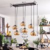 Apedo Pendellampa Amber, 6-ljuskällor