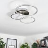 Hosum Taklampa LED Nickel matt, 1-ljuskällor