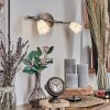 Holualoa Vägglampa, Väggspotlight LED Nickel matt, 2-ljuskällor