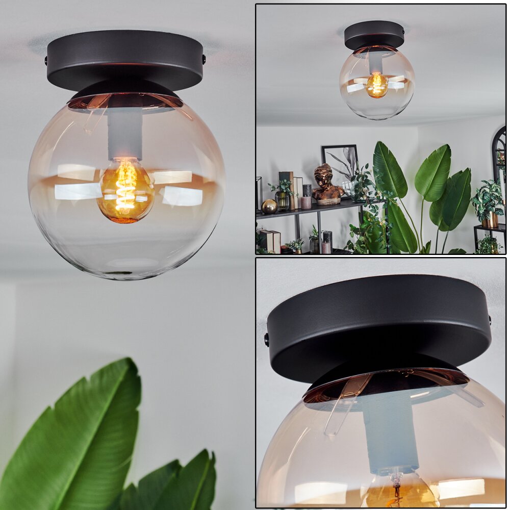 Gastor Taklampa 15 cm Amber, Klart, 1-ljuskällor main product photo
