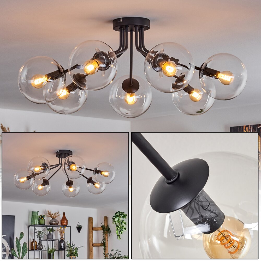 Gastor Taklampa 82 cm Klart, 7-ljuskällor main product photo