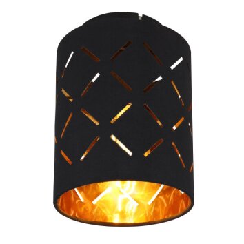 Globo CLARKE Taklampa Guld, Svart, 1-ljuskällor