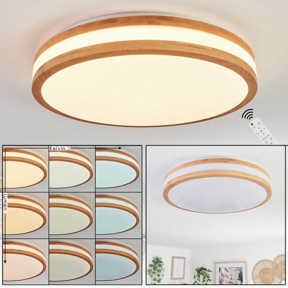 Sofo Taklampa LED Vit, 1-ljuskällor, Fjärrkontroll main product photo