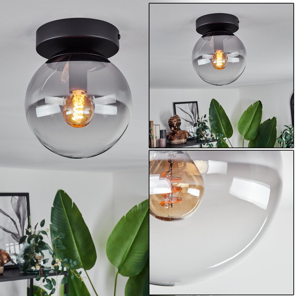 Gastor Taklampa 15 cm Klart, Rökfärger, 1-ljuskällor main product photo