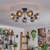 Koyoto Taklampa 82 cm Klart, Rökfärger, 7-ljuskällor