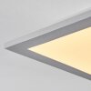 Farc Taklampa, Panel LED Silver, 1-ljuskällor