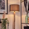 Soungou Golvlampa Naturfärger, Svart, 1-ljuskällor