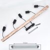 Soungou Taklampa Naturfärger, Svart, 5-ljuskällor