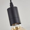 Soungou Taklampa Naturfärger, Svart, 5-ljuskällor