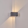 Tamarin vägglampa utomhus, Up & Down Lampa, Vägglampa LED Antracit, 1-ljuskällor