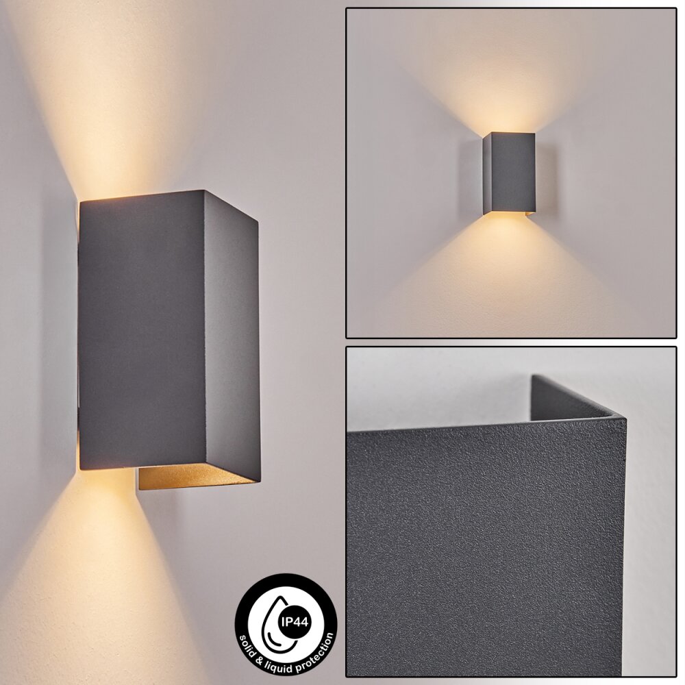 Tamarin vägglampa utomhus, Up & Down Lampa, Vägglampa LED Antracit, 1-ljuskällor main product photo