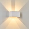 Tamarin vägglampa utomhus, Up & Down Lampa, Vägglampa LED Vit, 1-ljuskällor