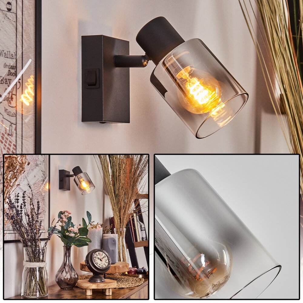 Leteque Vägglampa Svart, 1-ljuskällor main product photo
