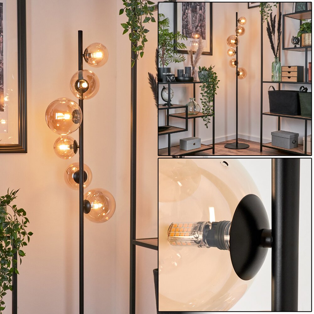 Remaisnil Golvlampa Amber, 6-ljuskällor main product photo