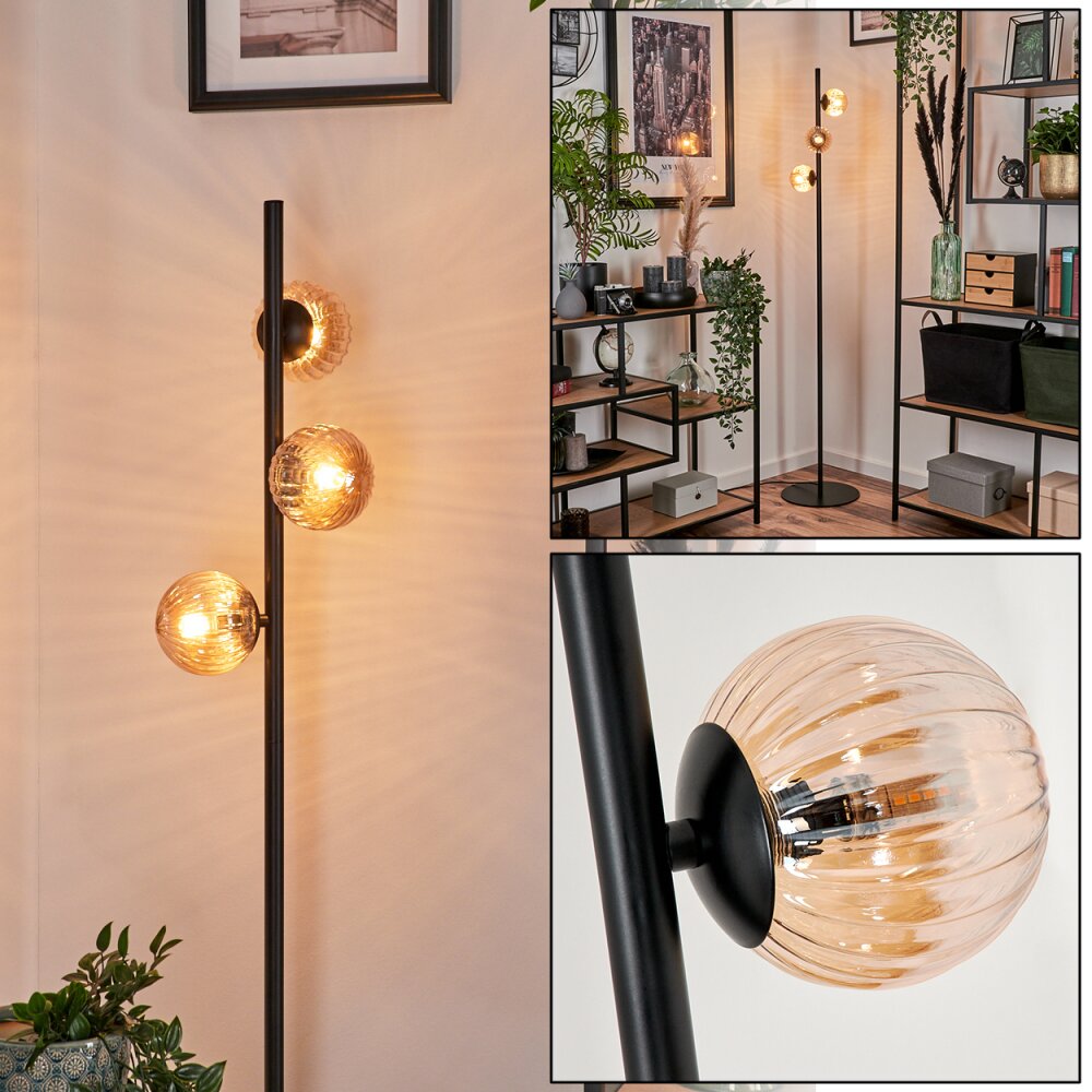 Remaisnil Golvlampa Amber, 3-ljuskällor main product photo