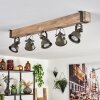 Pehefito Taklampa, Takstrålkastare Naturfärger, Svart, 5-ljuskällor