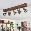 Pehefito Taklampa, Takstrålkastare Brun, Svart, 5-ljuskällor