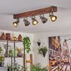 Pehefito Taklampa, Takstrålkastare Brun, Svart, 5-ljuskällor