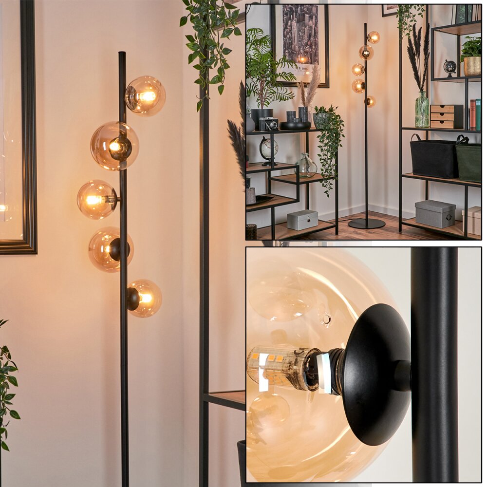 Remaisnil Golvlampa Amber, 5-ljuskällor main product photo