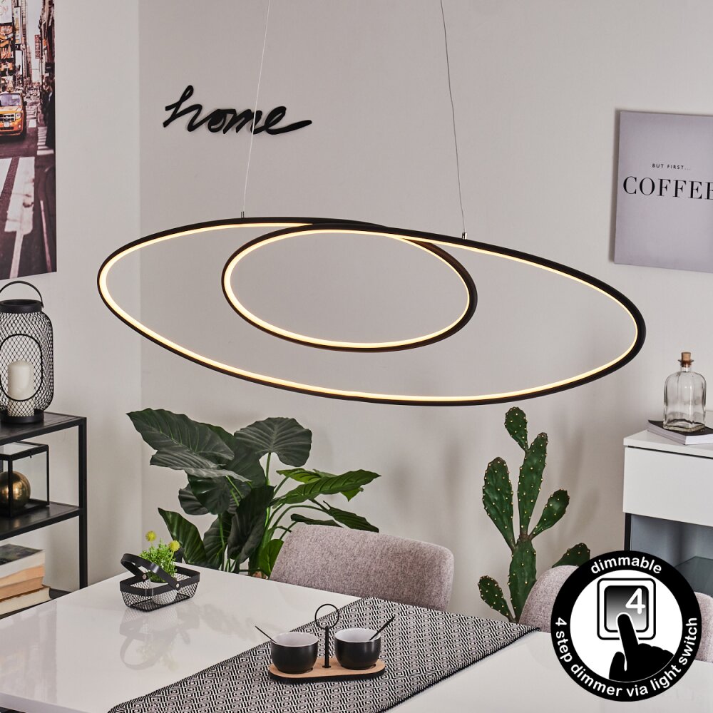 Harpeth Pendelbelysning LED Svart, 1-ljuskällor main product photo