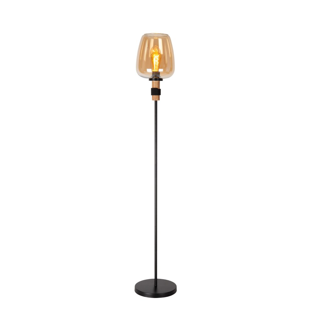 Lucide ILONA Golvlampa Svart, 1-ljuskällor main product photo