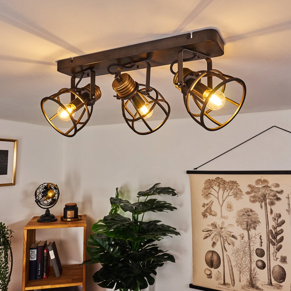 Russu Taklampa, Takstrålkastare Grått, 3-ljuskällor main product photo