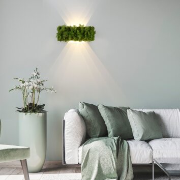 Leuchten-Direkt GREEN CARLO Vägglampa LED Silver, 6-ljuskällor Leuchten-Direkt GREEN CARLO Vägglampa LED Silver, 6-ljuskällor