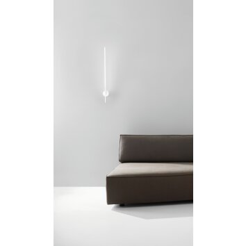 Lutec SHANGHAI Vägglampa LED Vit, 1-ljuskällor