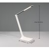 Trio TRAVIS Bordslampa LED Vit, 1-ljuskällor