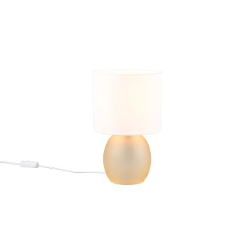 Trio VELA Bordslampa Brunt, guld, 1-ljuskällor