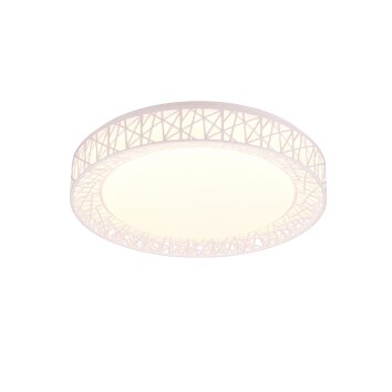 Reality CLUSTER Taklampa LED Vit, 1-ljuskällor, Fjärrkontroll Reality CLUSTER Taklampa LED Vit, 1-ljuskällor, Fjärrkontroll