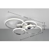 Reality CIRES Taklampa LED Krom, 1-ljuskällor