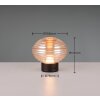 Reality EARL Bordslampa LED Svart, 1-ljuskällor