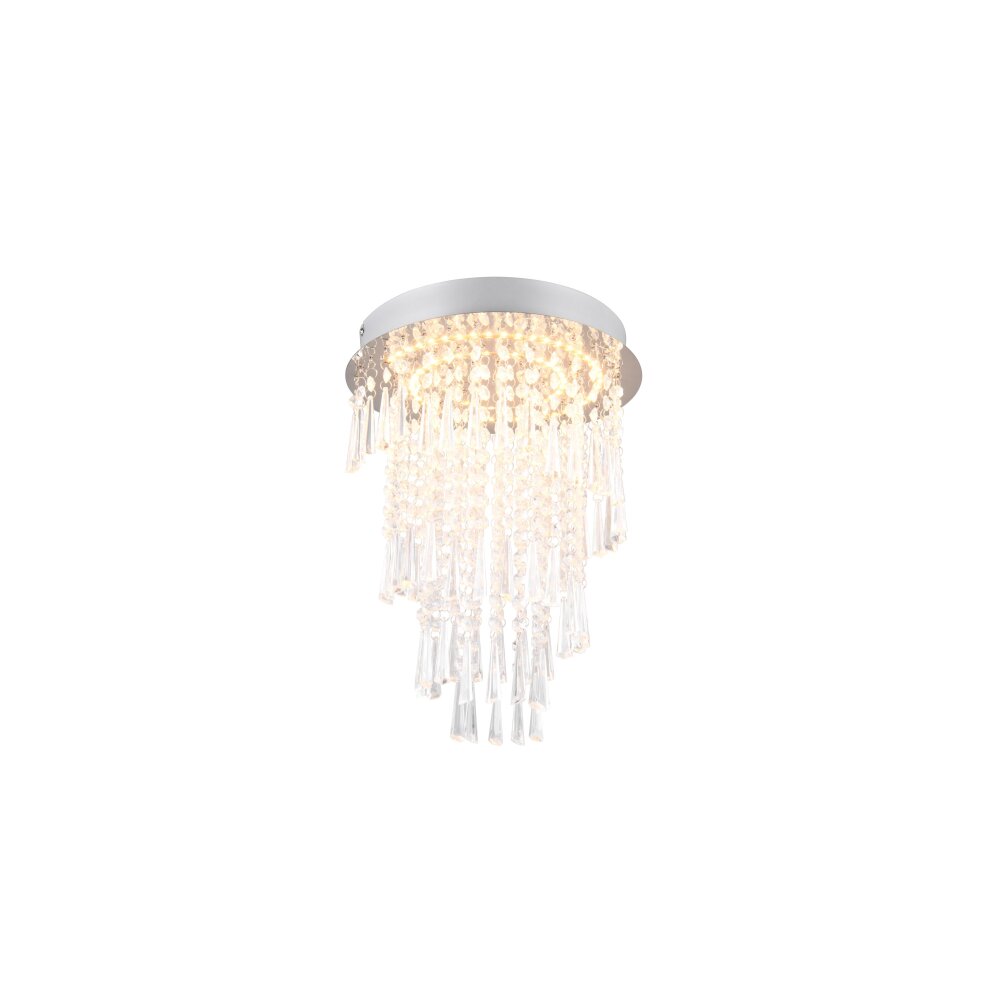 Reality POMP Taklampa LED Krom, 1-ljuskällor, Fjärrkontroll main product photo