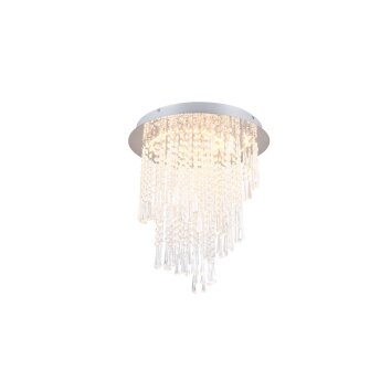 Reality POMP Taklampa LED Krom, 1-ljuskällor, Fjärrkontroll