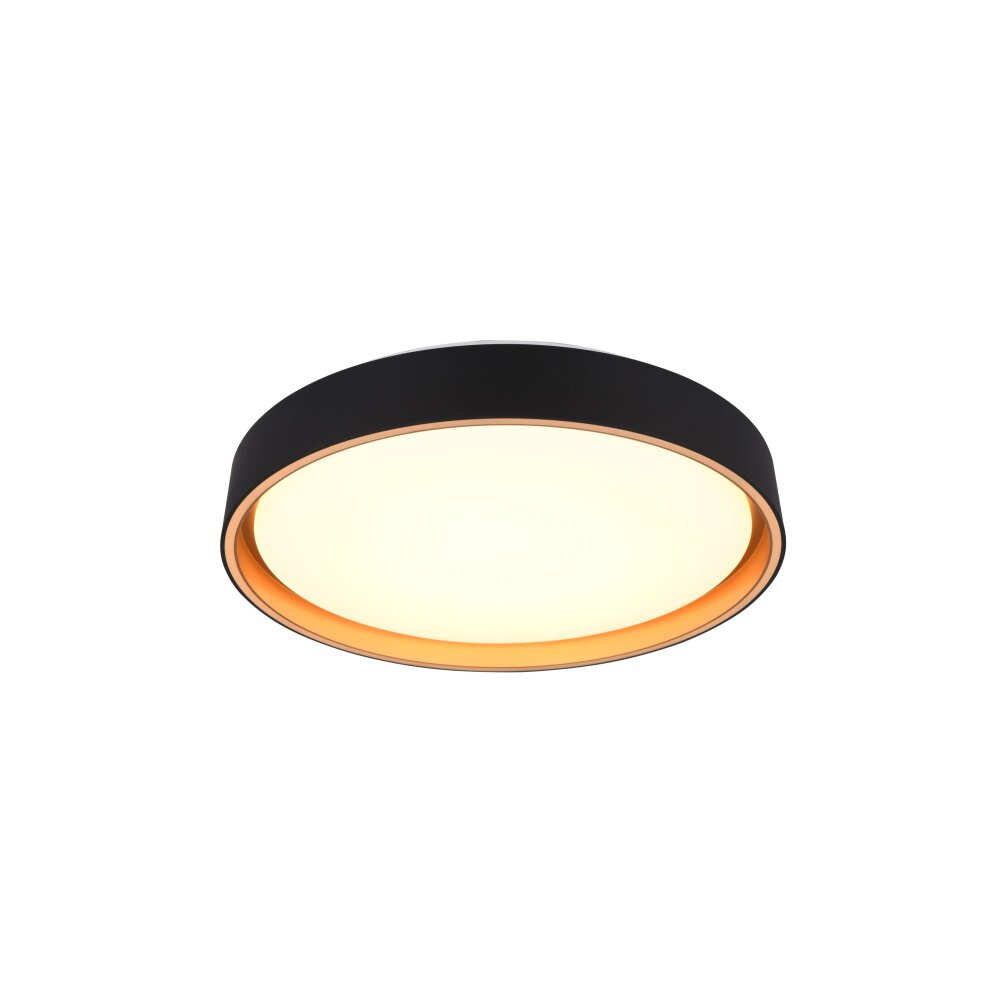 Reality FELIS Taklampa LED Svart-guld, 1-ljuskällor, Fjärrkontroll main product photo