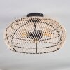 Brandala Taklampa 40 cm Svart, 3-ljuskällor