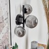 Chehalis Vägglampa - Glas 10, 12 cm Rökfärger, 3-ljuskällor