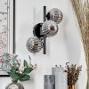 Chehalis Vägglampa - Glas 10 cm Rökfärger, 3-ljuskällor