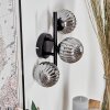 Chehalis Vägglampa - Glas 10 cm Rökfärger, 3-ljuskällor