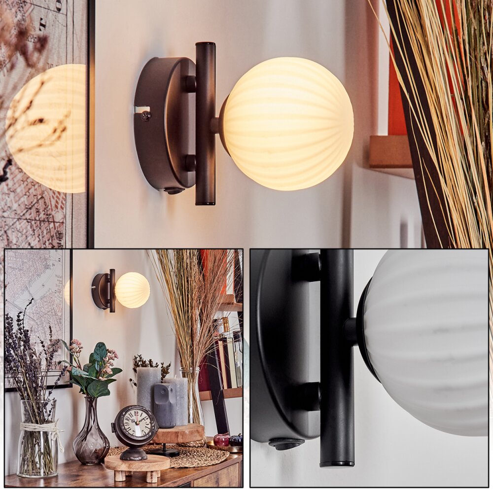 Chehalis Vägglampa 10 cm Vit, 1-ljuskällor main product photo