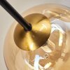 Chehalis Taklampa - Glas 15 cm Guld, Svart, 6-ljuskällor