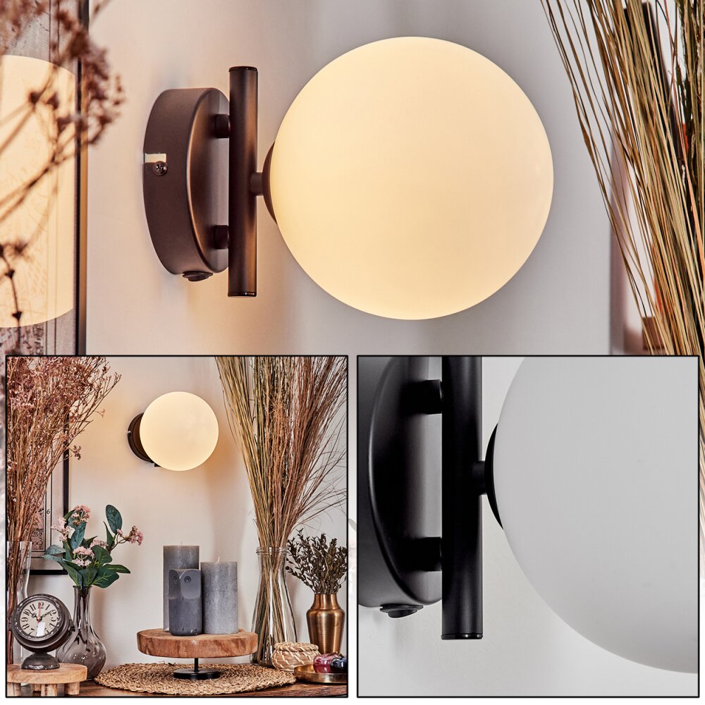 Chehalis Vägglampa 15 cm Vit, 1-ljuskällor main product photo