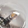 Chehalis Taklampa - Glas 10 cm Klart, Rökfärger, 6-ljuskällor