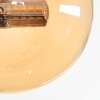 Chehalis Taklampa - Glas 10 cm Amber, 8-ljuskällor