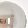 Remaisnil Golvlampa - Glas 15 cm Amber, Rökfärger, 3-ljuskällor