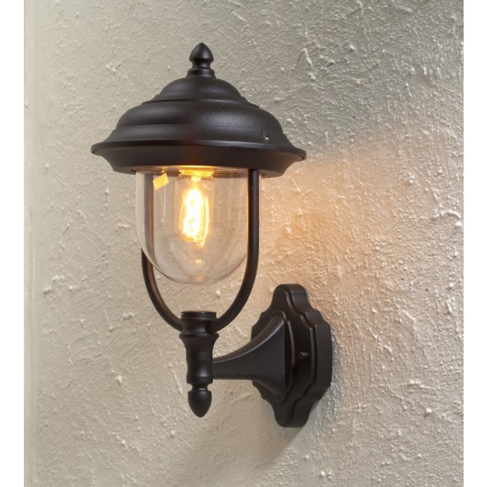 Konstsmide Lampor Parma vägglampa utomhus Svart, 1-ljuskällor main product photo