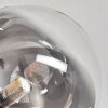 Chehalis Taklampa - Glas 15 cm Klart, Rökfärger, 6-ljuskällor